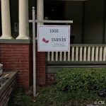 Oasis Address Metal Sign