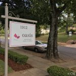 Oasis Address Metal Sign