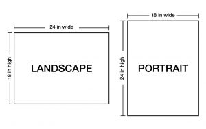 Portrait and Landscape orientation