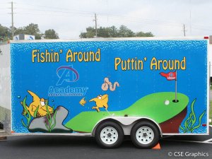 Academy Sports Trailer Vehicle Graphic