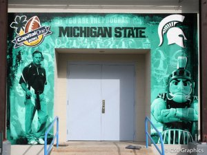 Michigan State Wall Graphic