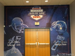 Advocare Bowl Wall Graphic