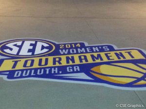 SEC Basketball Concrete Graphic
